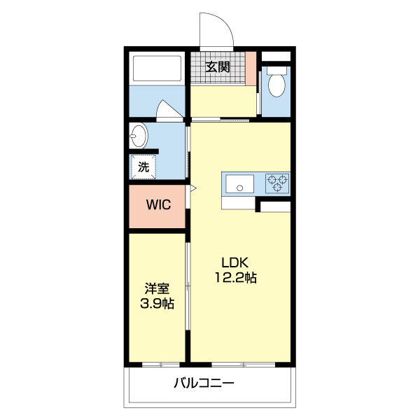 杏の花の間取り