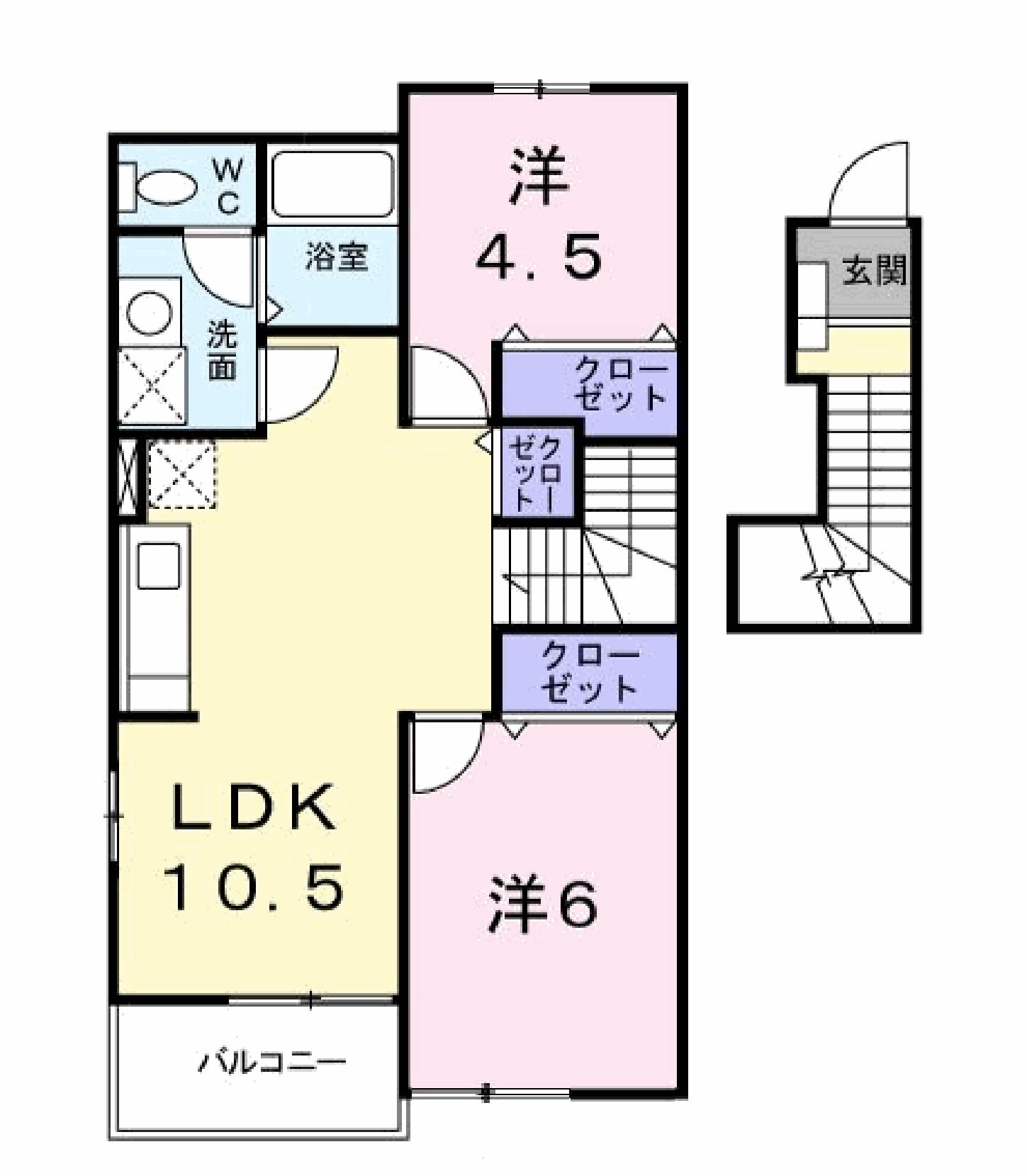 リュミエール・Ｋ　Ａの間取り