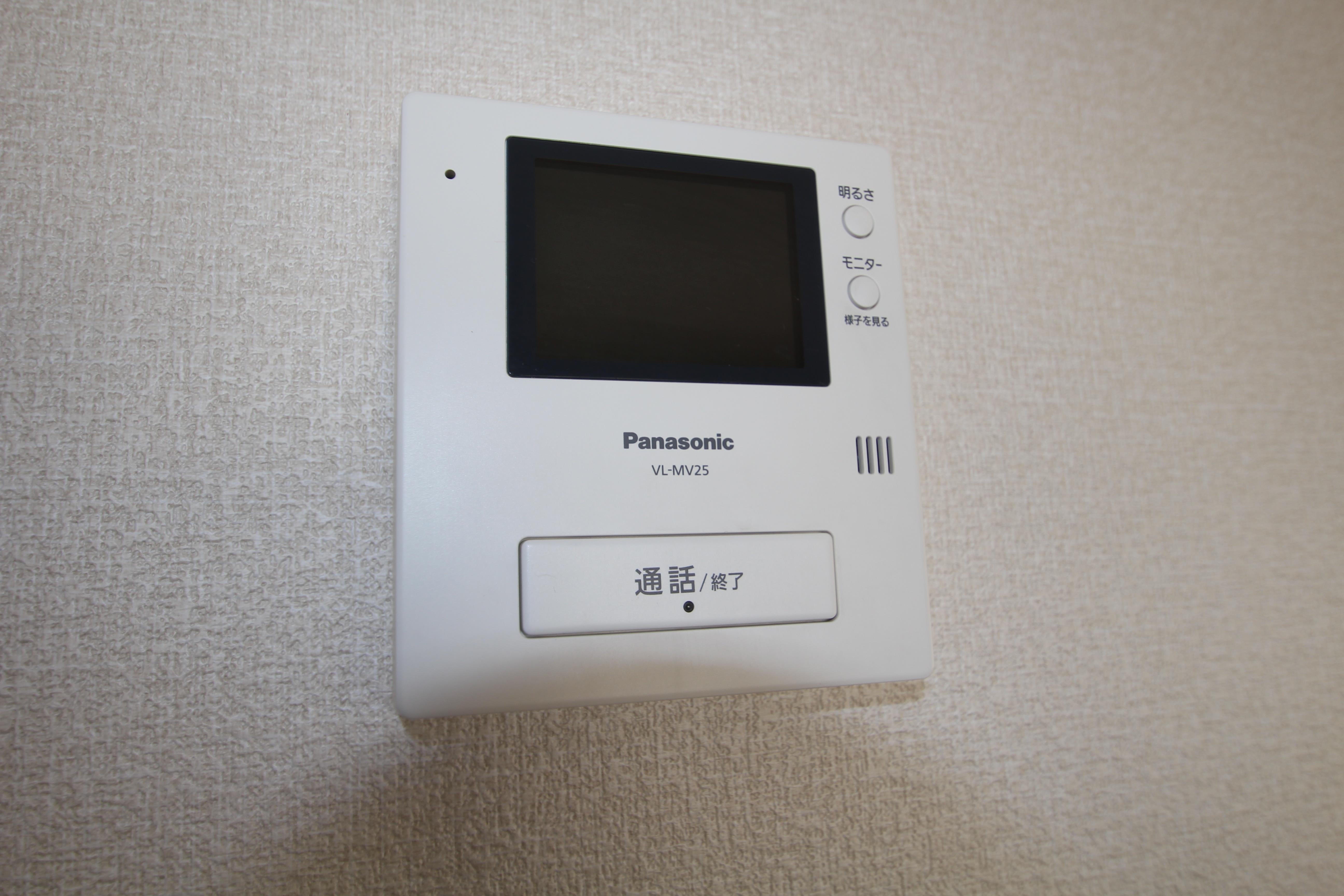 セキュリティ　TVモニターフォン付き。