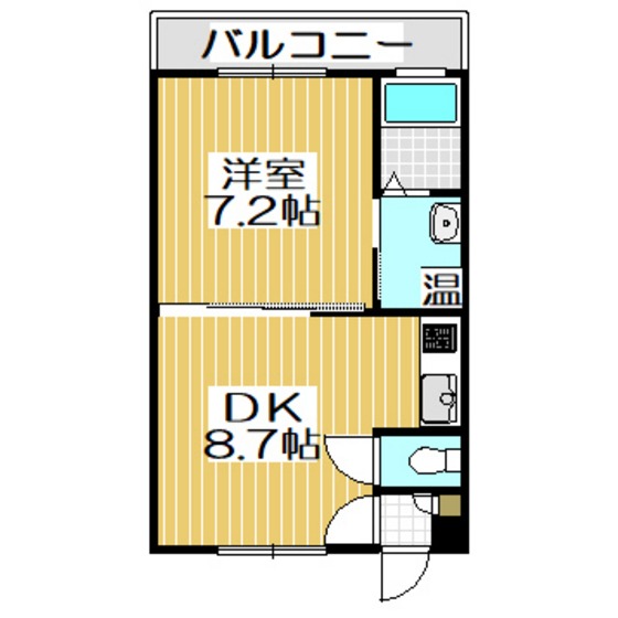 ハイツグリーンサイド絵鞆の間取り