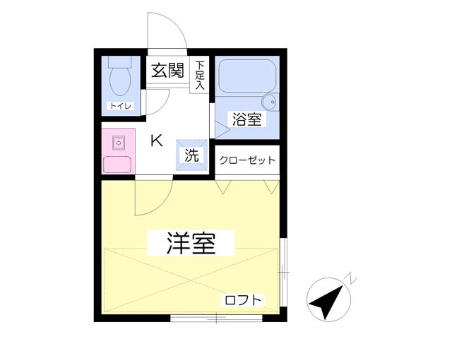 ソレイユ東高円寺の間取り