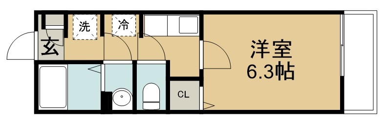 comfortableの間取り