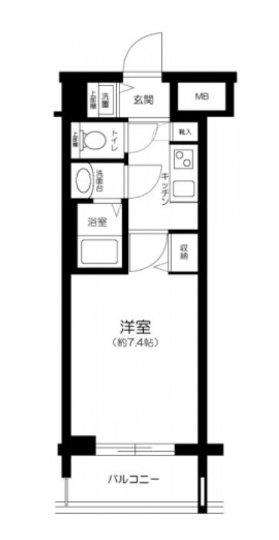 ガーラ・ステーション新宿御苑前の間取り