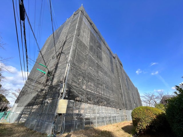 堺市南区桃山台のマンションの建物外観