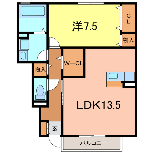 ヒルズあさひヶ丘の間取り