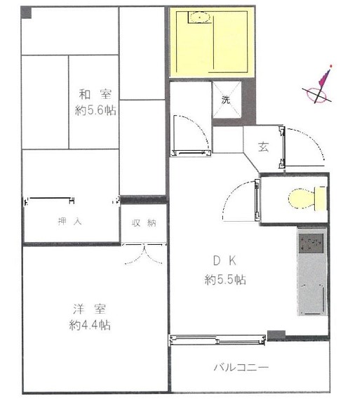 コーポ岩谷の間取り