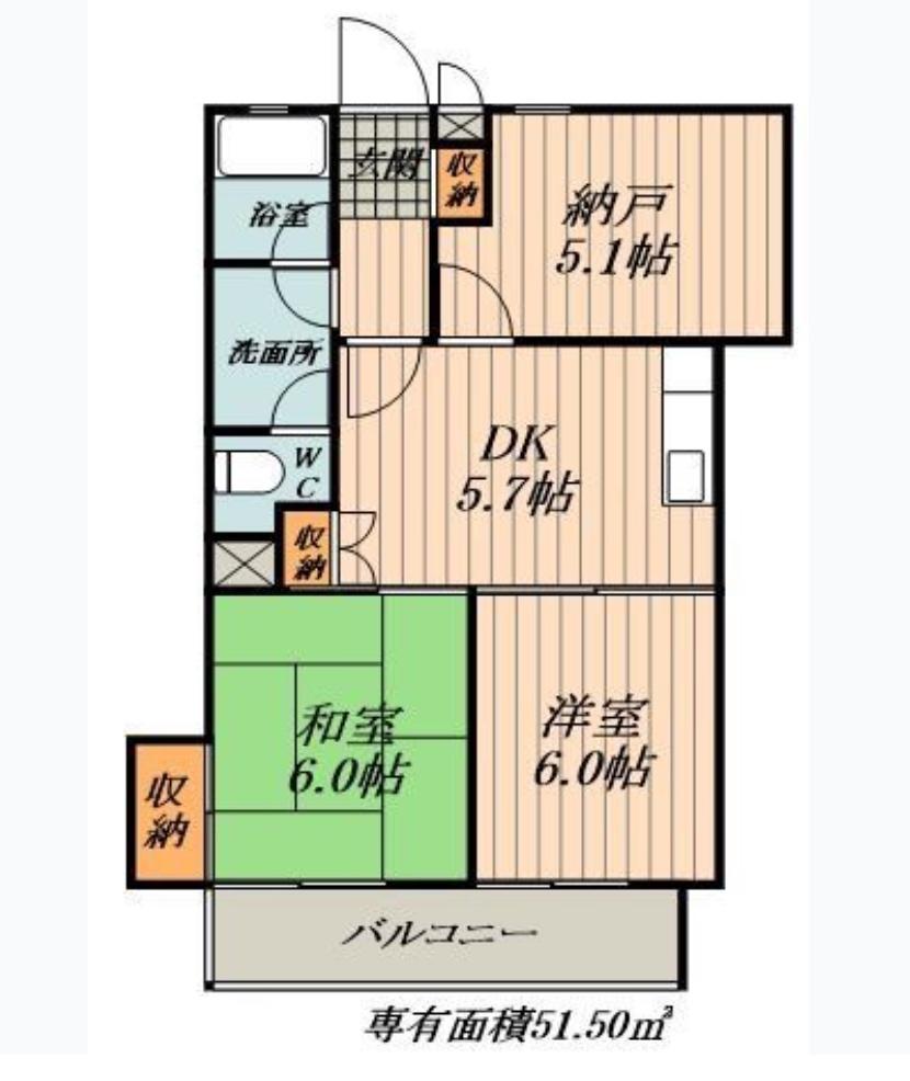 アートメゾンの間取り