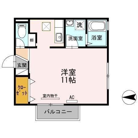 リビングタウン神原　A棟の間取り