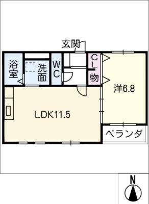 ハートフルマンション　ライムの間取り