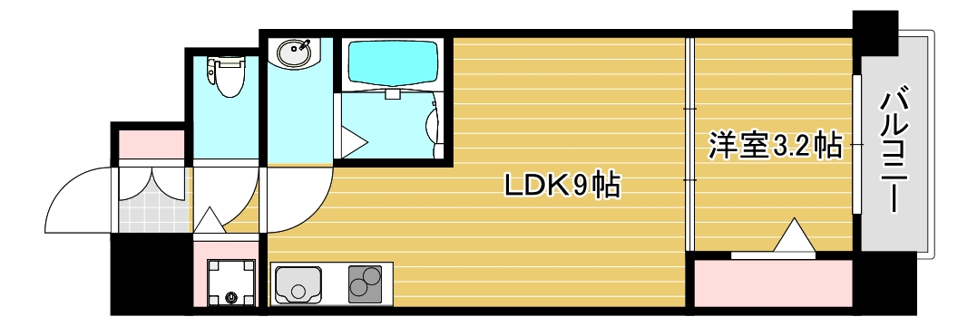 ミラージュパレス日本橋クラウドの間取り