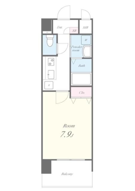 【大田区羽田のマンションの間取り】