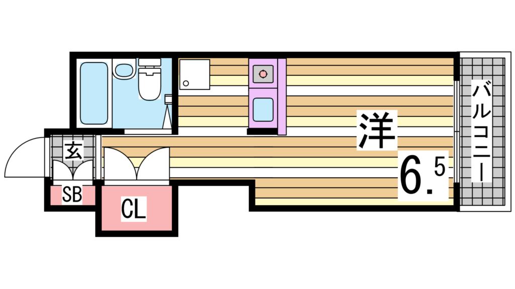 モンテメール学園前の間取り