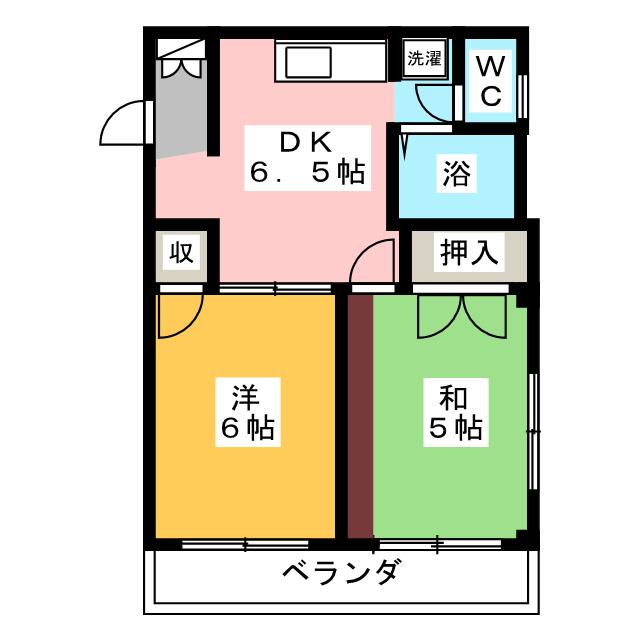 ジーニアス井上の間取り