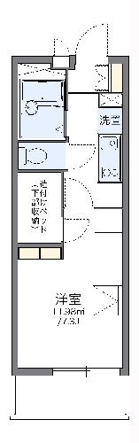 レオパレス水向の間取り