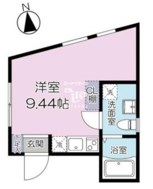 目黒区目黒本町のマンションの間取り