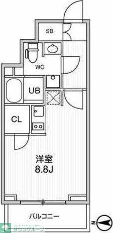 グラシアプレイス曳舟の間取り