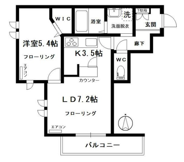 グラスパークの間取り