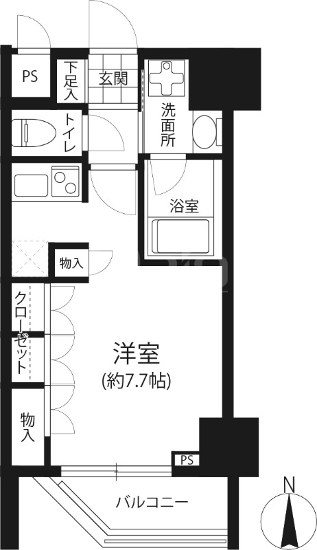 Aden博多祇園町の間取り