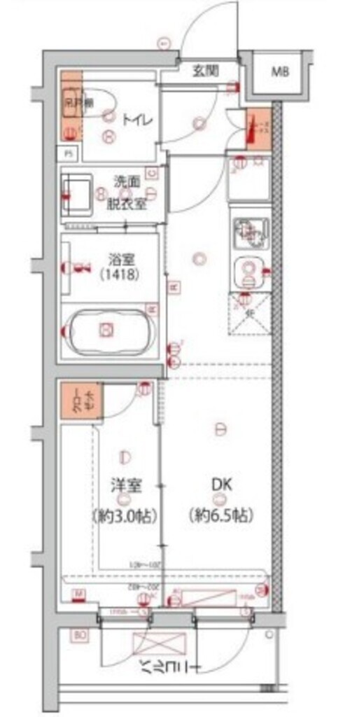 ハーモニーレジデンス中野本町パークサイドの間取り