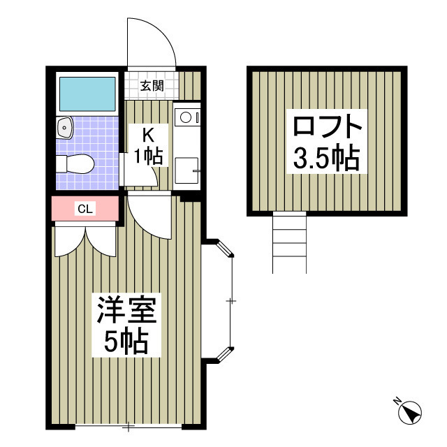 リモード本厚木B棟の間取り