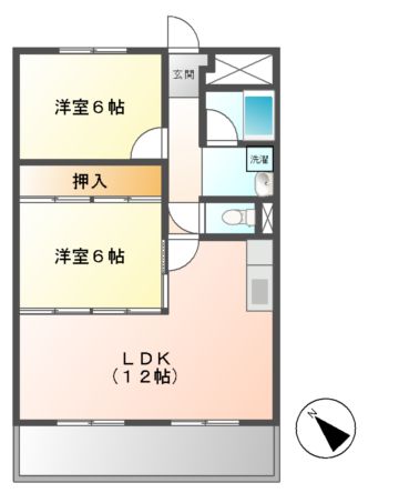 エスポア２１の間取り