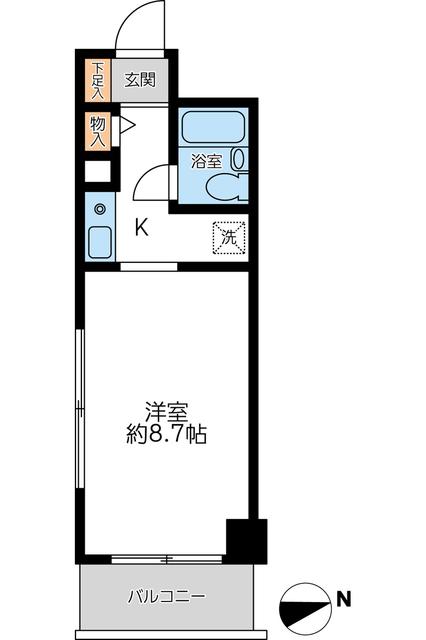 さいたま市南区南浦和のマンションの間取り