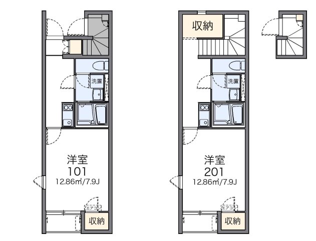 レオネクストＫＯＮＯの間取り