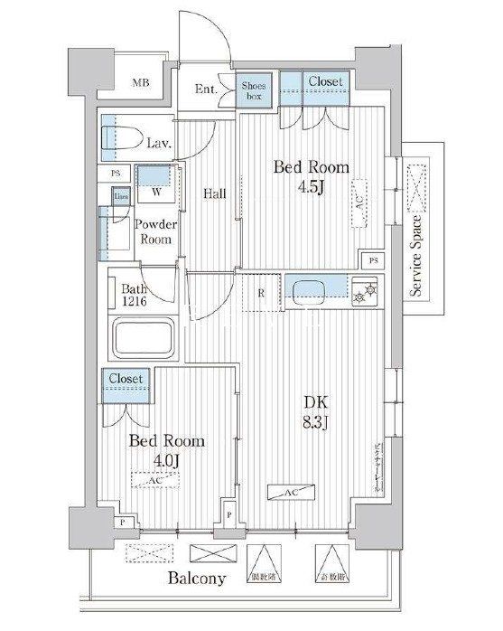 江東区古石場のマンションの間取り