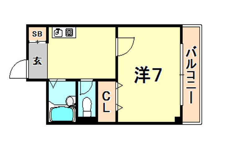 白蘭マンションの間取り