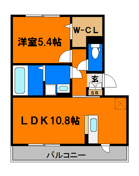 PARK HILLS MIYAKO A棟の間取り