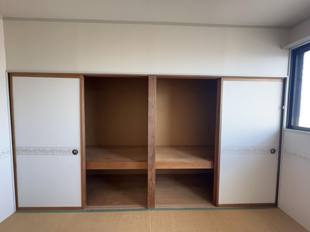 収納　和室にある押入れです