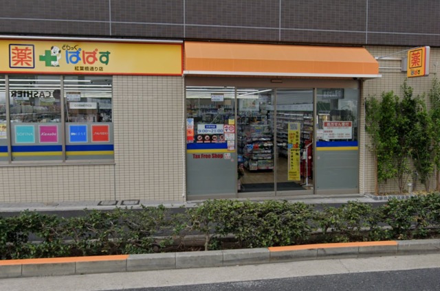 ドラックストア　どらっぐぱぱす紅葉橋通り店（ドラッグストア）まで375m