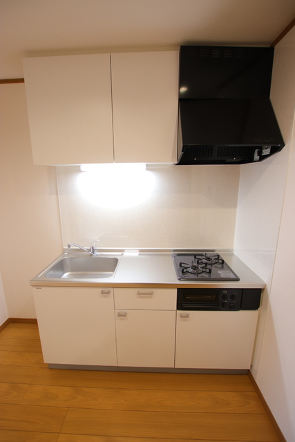 キッチン　ガスコンロ設置済み★システムキッチン