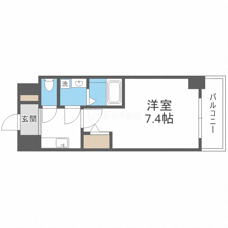 アプリーレ中之島の間取り