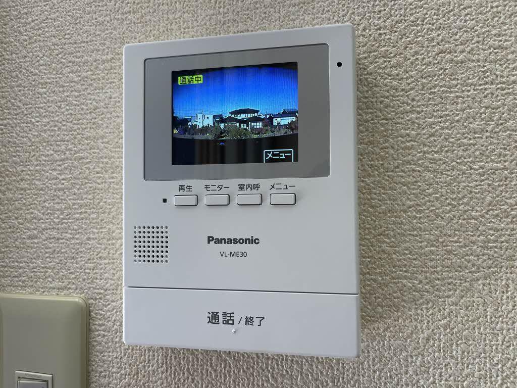 セキュリティ　モニタ付きドアホン