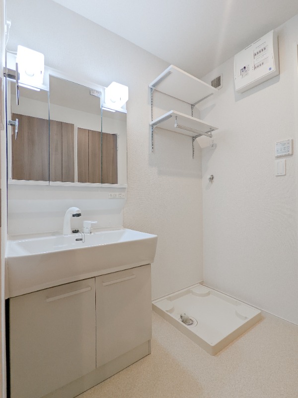 洗面設備　図面と現状に相違がある場合には現状を優先