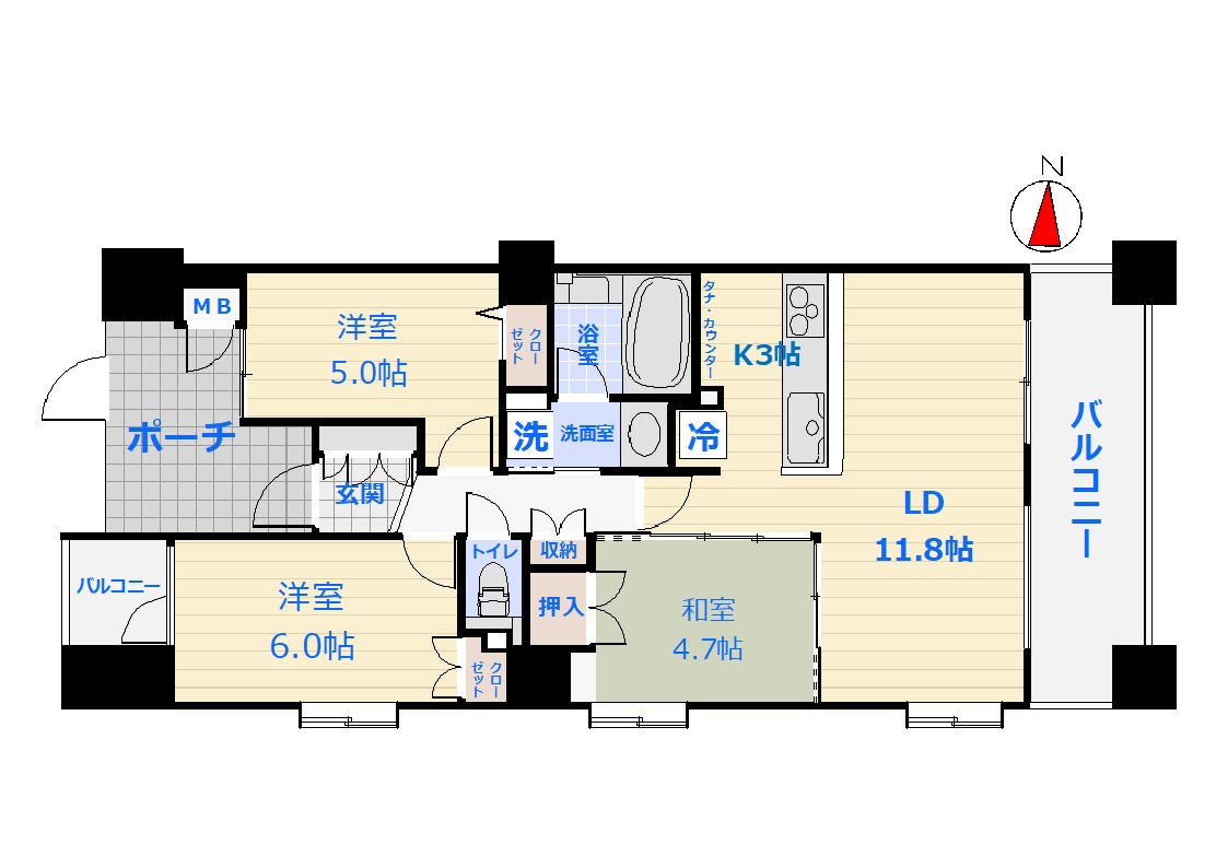 D’クラディア押上ヴェリエスト_間取り_0