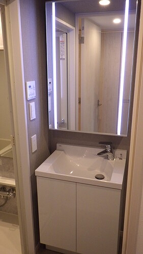 洗面設備　洗面所　※同タイプ（202号室）の写真