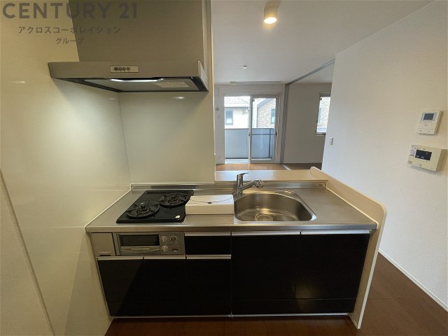 キッチン　2口ガスコンロ付きのカウンターキッチンです☆