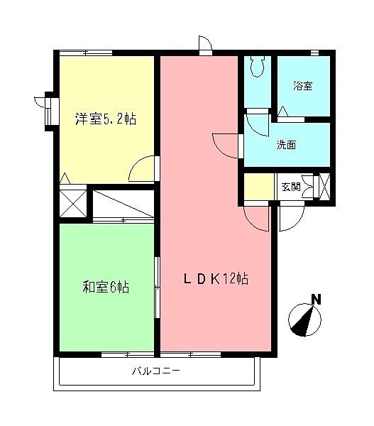 小田急小田原線 相武台前駅 徒歩15分 2階建 築32年の間取り写真