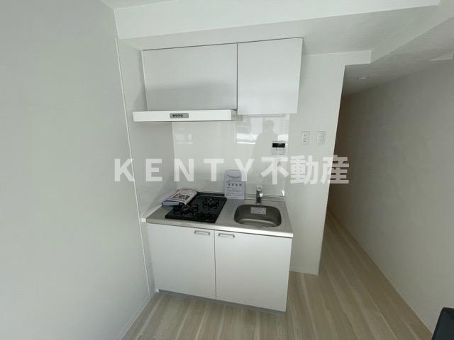 キッチン　コンパクトなキッチンで掃除もラクラク