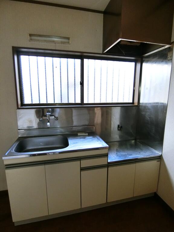 キッチン　2口コンロ設置可能！