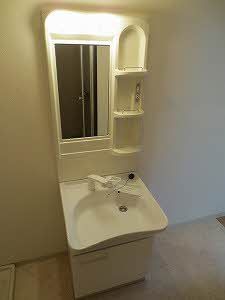 洗面設備　洗髪洗面化粧台