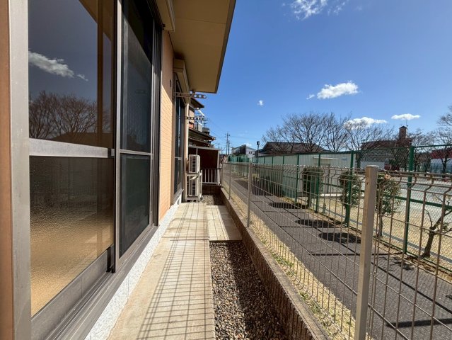 バルコニー　広々としたバルコニーです