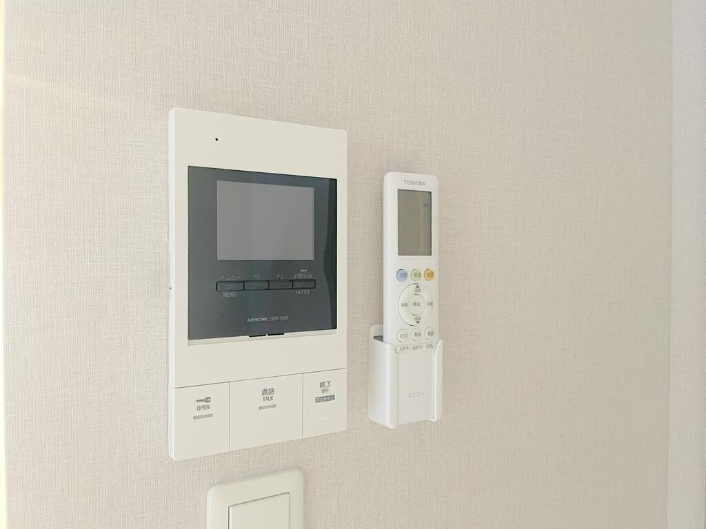 セキュリティ　来客の顔が見えて安心！TVモニターホン付きです♪