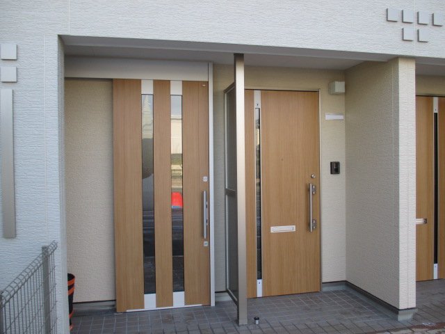 セキュリティ　玄関スライドドア