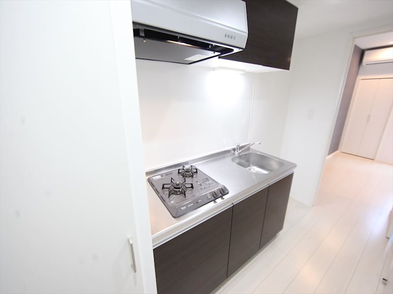 キッチン　システムキッチン（ガス2口コンロ付）