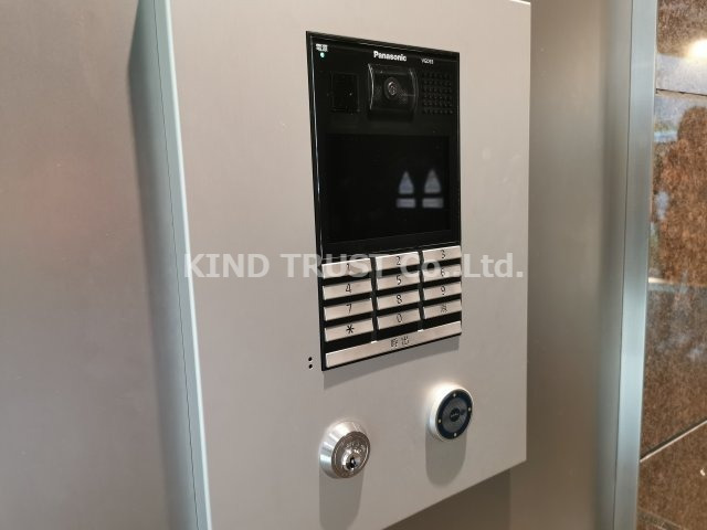 セキュリティ　モニター付きインターホンで安心