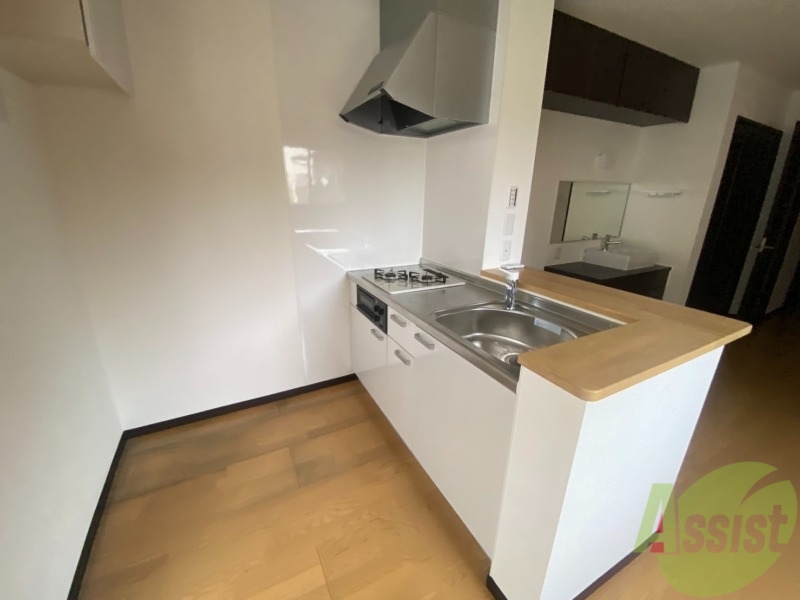 キッチン　こちらがキッチンです。料理作るのが楽しみです。