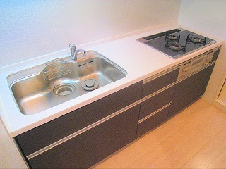 キッチン　システムキッチン（ガス３口）☆